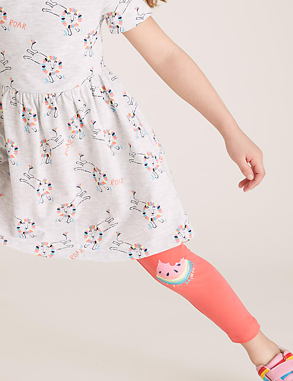 Organic Cotton Lion Print Dress