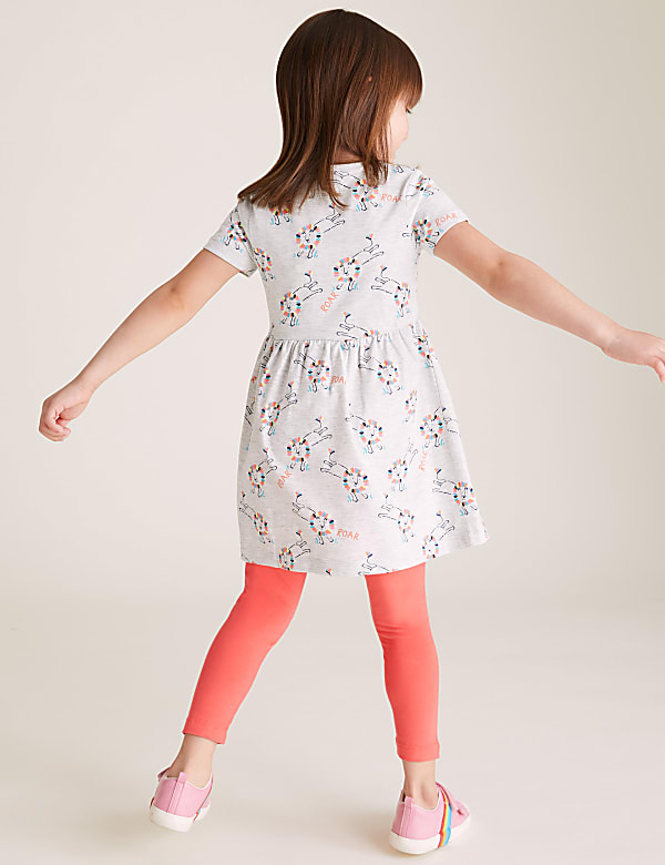 Organic Cotton Lion Print Dress