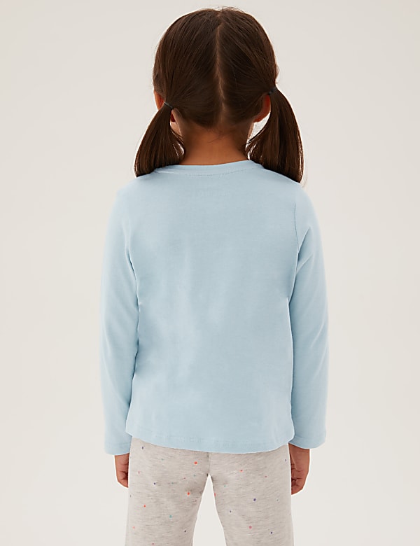 Pure Cotton Penguin Print Top (2-7 Yrs)