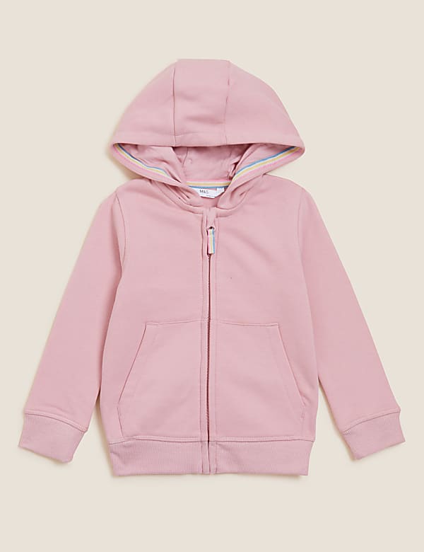 Cotton Rich Zip Hoodie (2-7 Yrs)