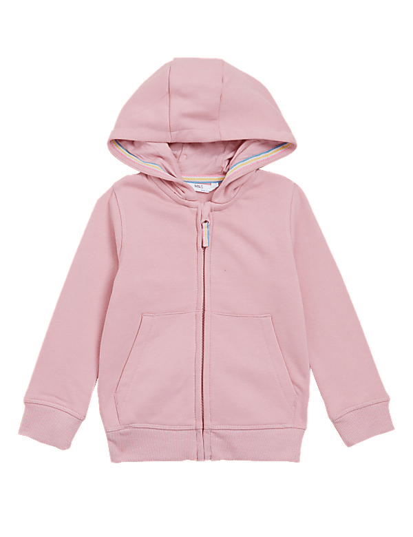 Cotton Rich Zip Hoodie (2-7 Yrs)