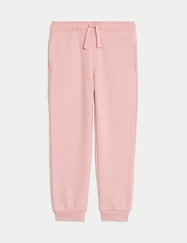 Cotton Rich Plain Joggers (2-7 Yrs)
