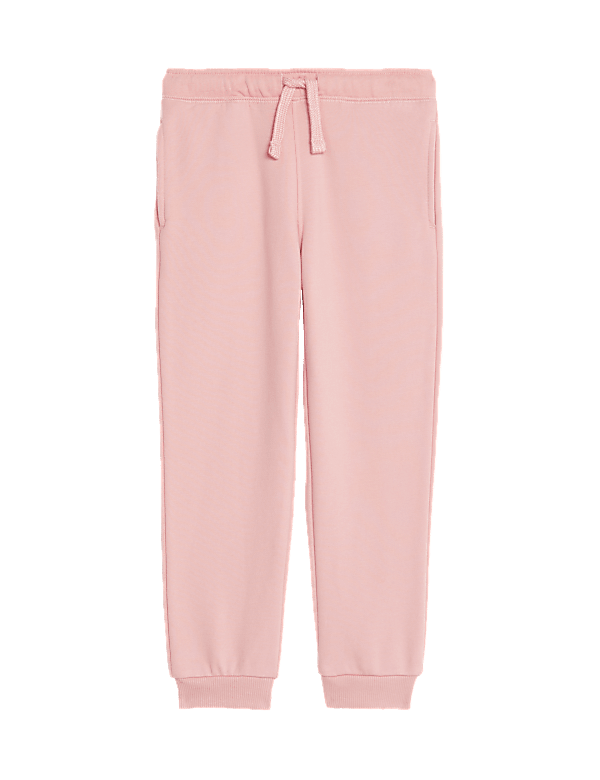 Cotton Rich Plain Joggers (2-7 Yrs)