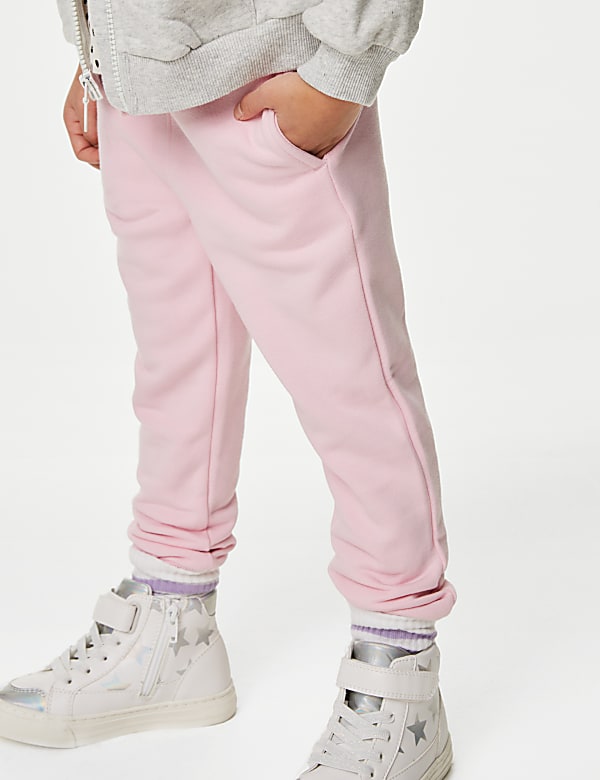 Cotton Rich Plain Joggers (2-7 Yrs)