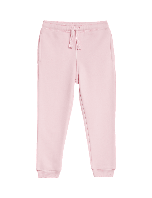 Cotton Rich Plain Joggers (2-7 Yrs)