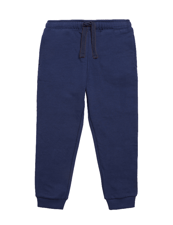 Cotton Rich Plain Joggers (2-7 Yrs)