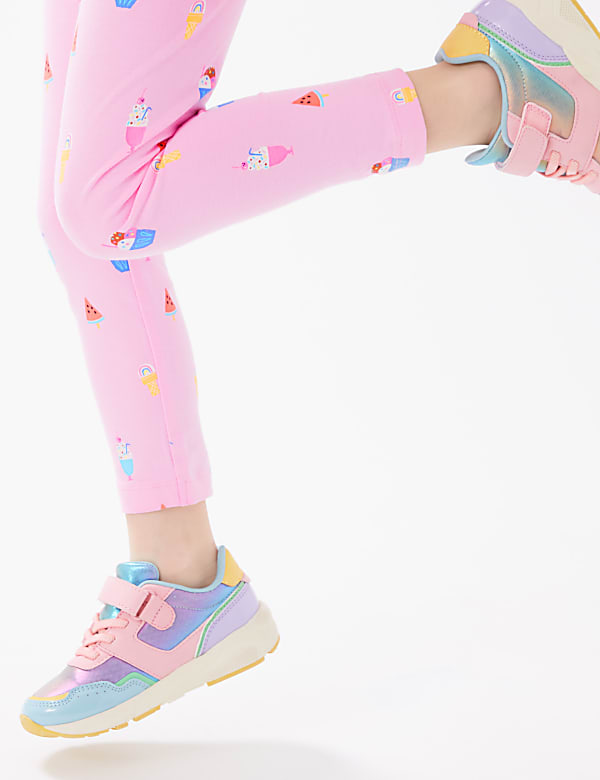 Cotton Rich Ice Cream Print Leggings (2-7 Yrs)