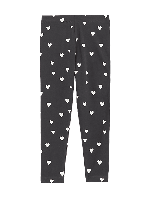 Cotton Rich Heart Leggings