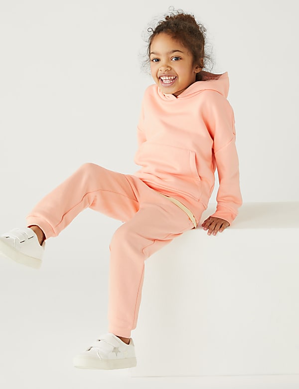 Cotton Mix Plain Regular Fit Joggers