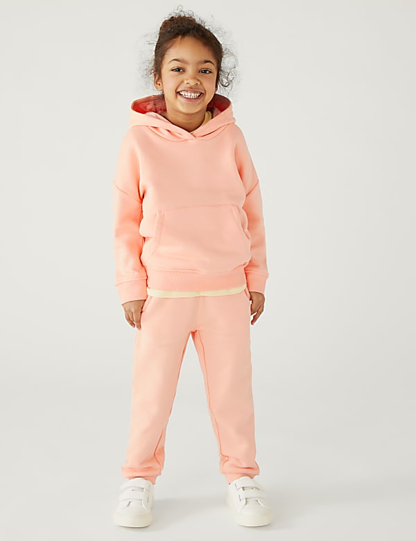 Cotton Mix Plain Regular Fit Joggers