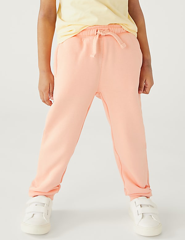 Cotton Mix Plain Regular Fit Joggers
