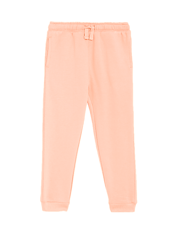 Cotton Mix Plain Regular Fit Joggers