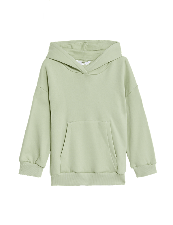 Cotton Rich Plain Hoodie (2-8 Yrs)