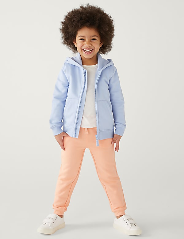 Cotton Rich Zip Hoodie (2-8 Yrs)
