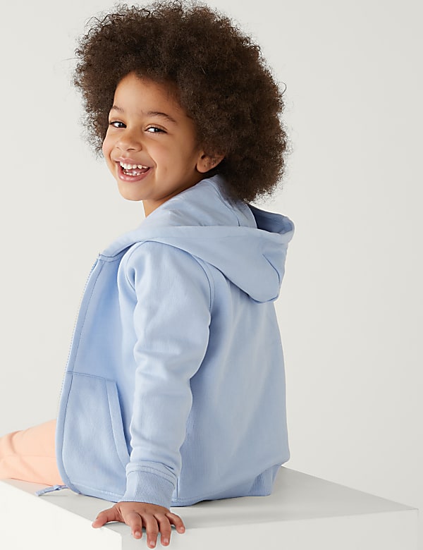 Cotton Rich Zip Hoodie (2-8 Yrs)