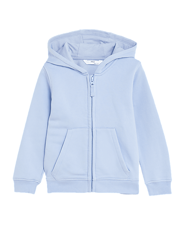 Cotton Rich Zip Hoodie (2-8 Yrs)