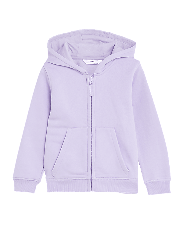 Cotton Rich Zip Hoodie (2-8 Yrs)