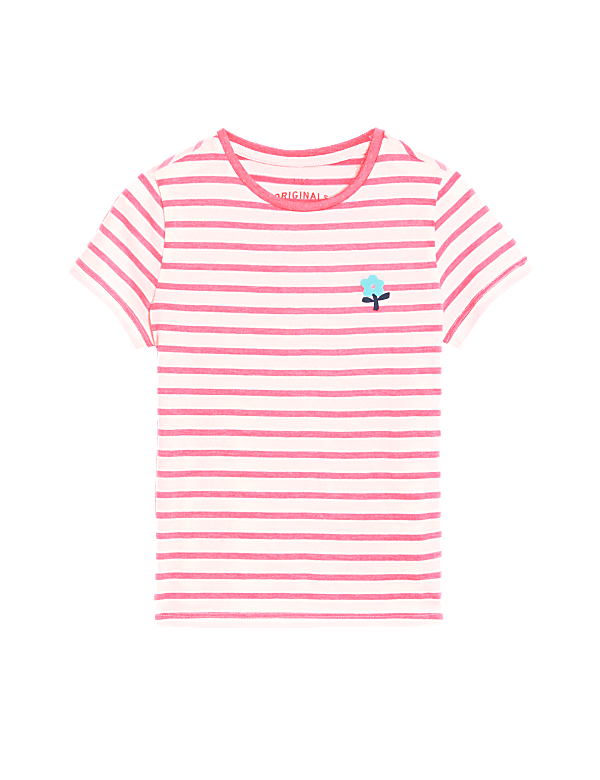 Cotton Rich Striped T-Shirt (2-8 Yrs)