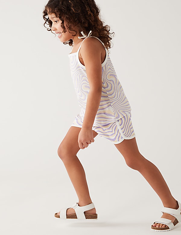 Pure Cotton Swirl Shorts