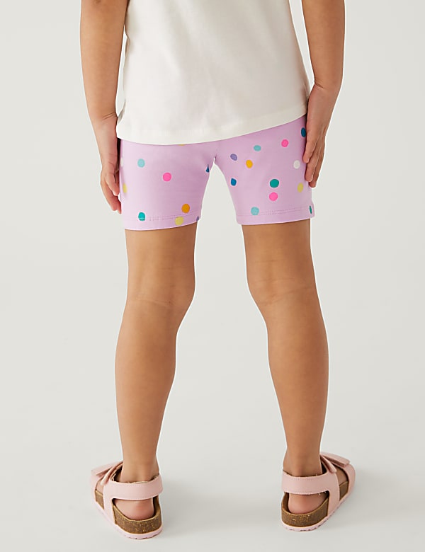 Cotton Rich Spotted Cycling Shorts