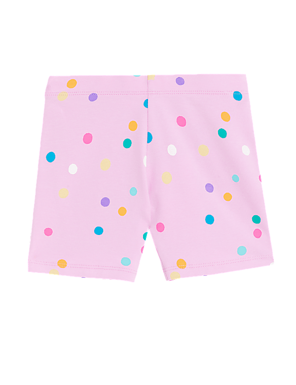 Cotton Rich Spotted Cycling Shorts