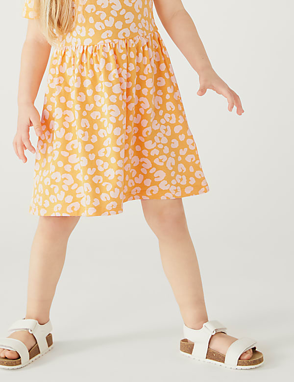 Pure Cotton Leopard Dress