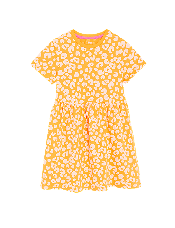 Pure Cotton Leopard Dress