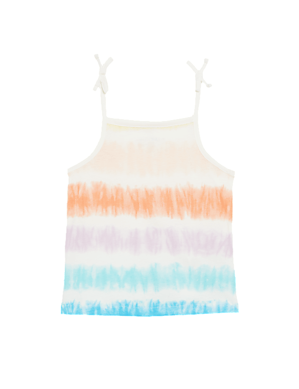 Pure Cotton Tie Dye Strappy Top (2-8 Yrs)