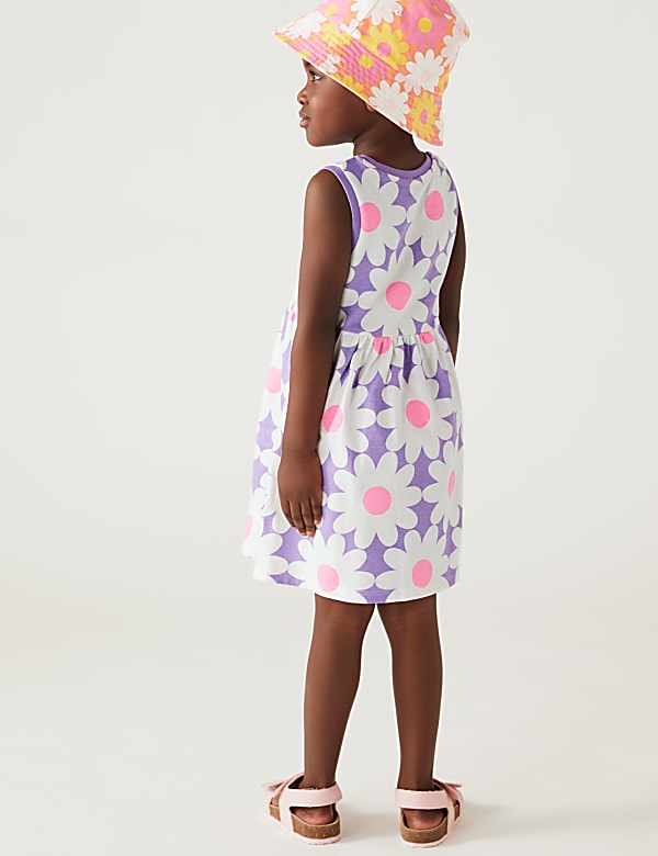 Pure Cotton Floral Dress
