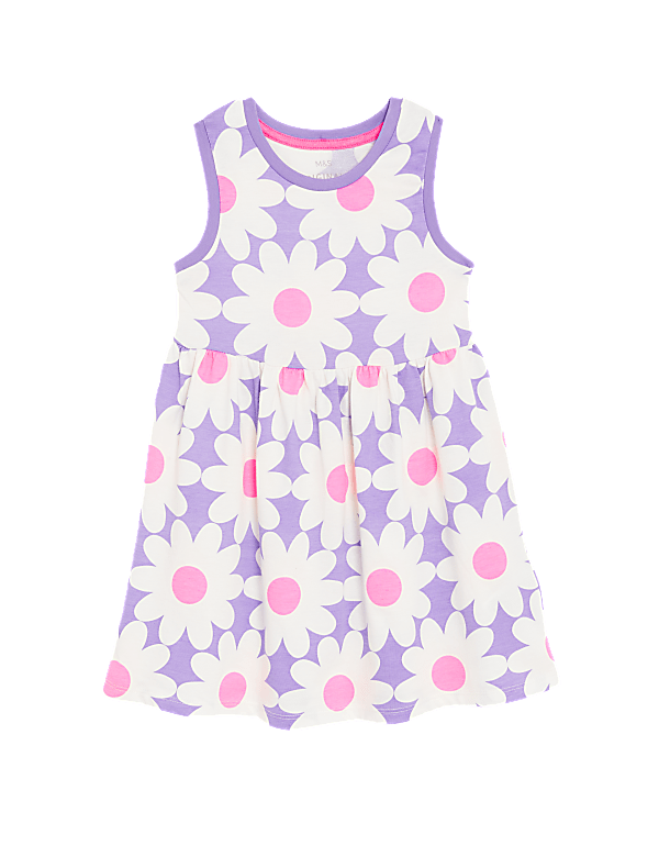 Pure Cotton Floral Dress