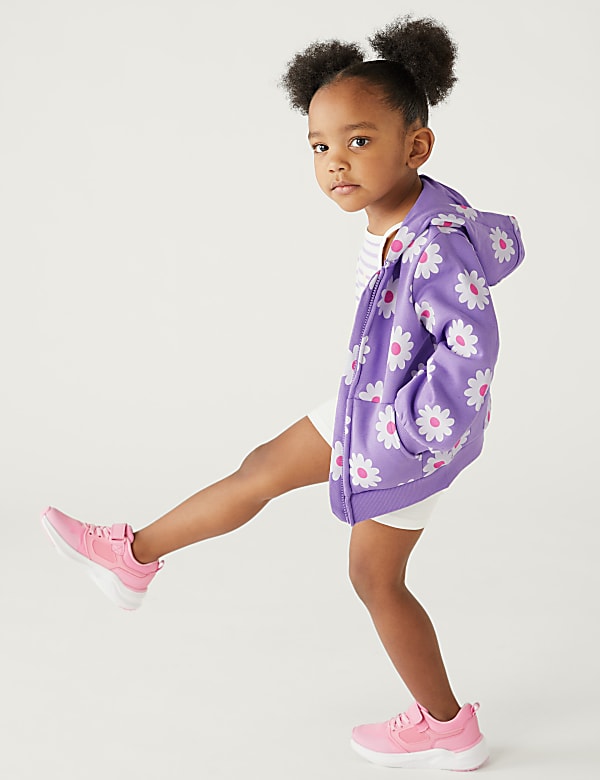 Cotton Rich Daisy Zip Hoodie (2-8 Yrs)