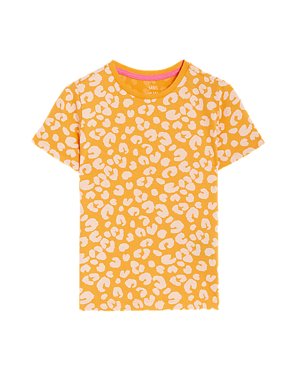Pure Cotton Animal Print T-Shirt
