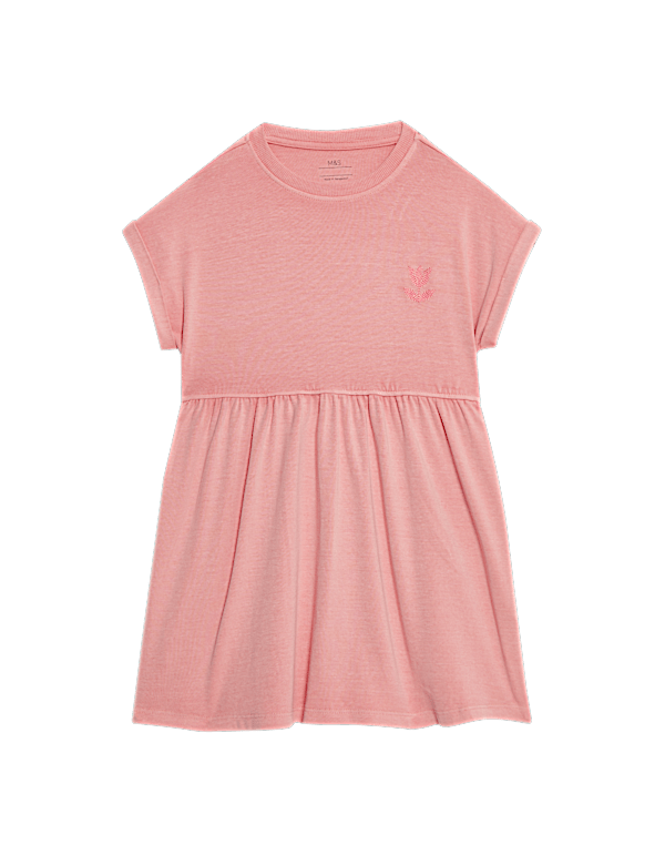 Cotton Rich Jersey Dress (2-8 Yrs)