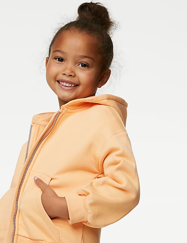 Cotton Rich Plain Hoodie (2-8 Yrs)
