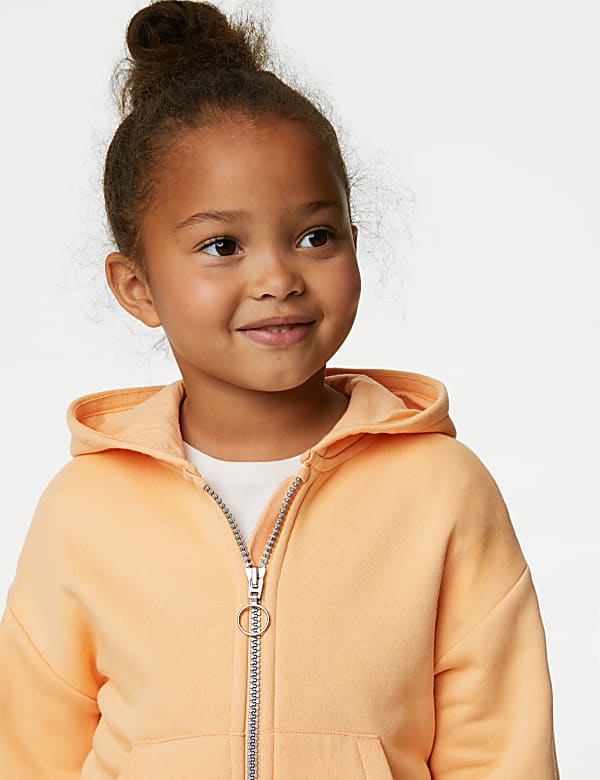Cotton Rich Plain Hoodie (2-8 Yrs)