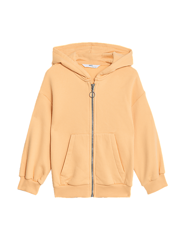 Cotton Rich Plain Hoodie (2-8 Yrs)