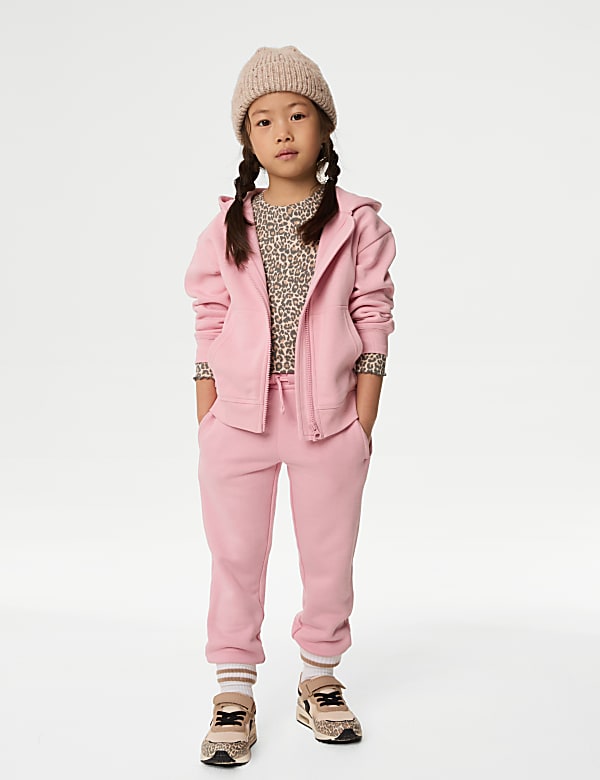 Cotton Rich Plain Hoodie (2-8 Yrs) - AT