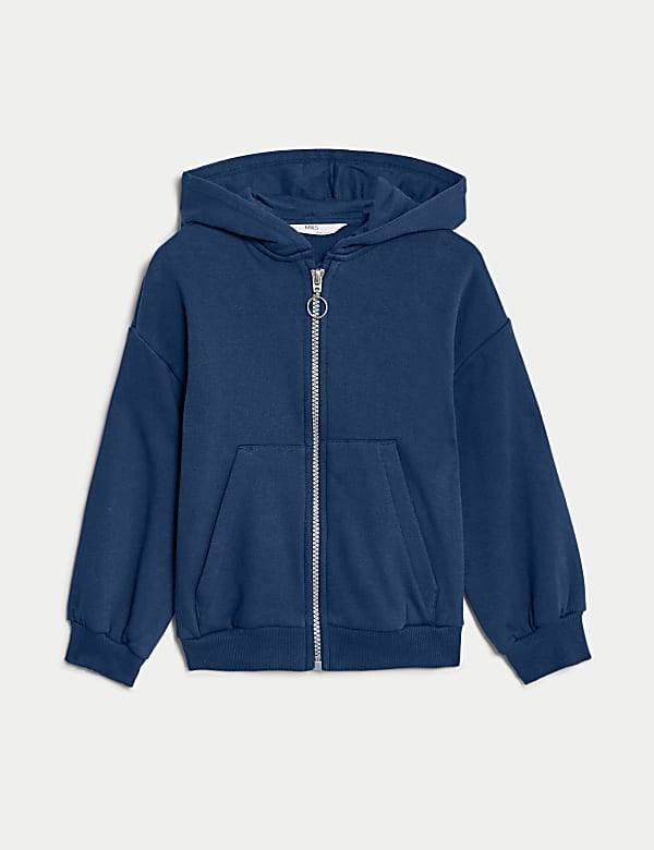 Cotton Rich Plain Hoodie (2-8 Yrs) - VN