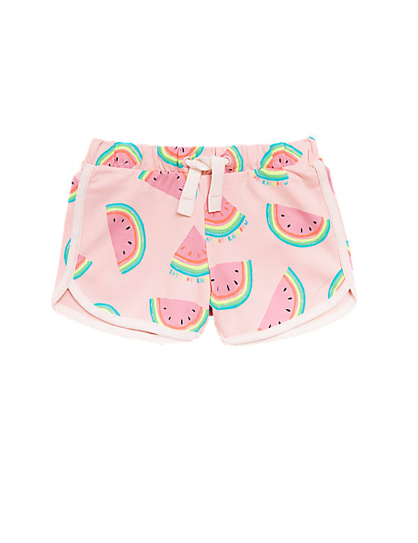 Cotton Melon Print Shorts (2-7 Yrs)