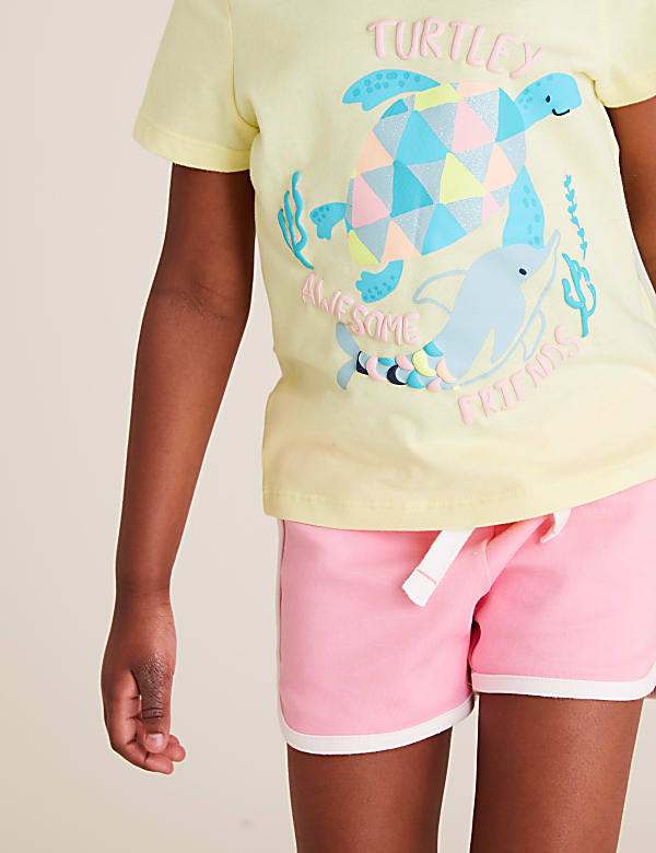 Pure Cotton Dolphin T-Shirt (2-7 Yrs)