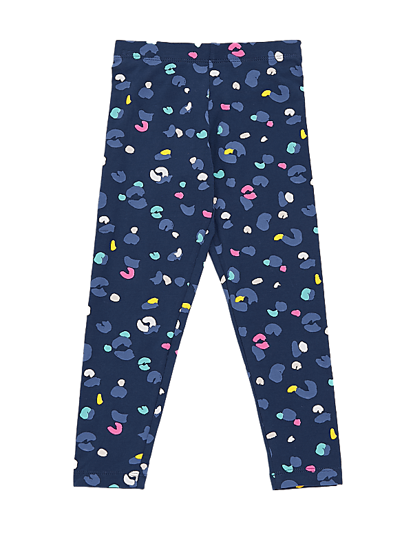 Cotton Leopard Print Leggings (2-7 Yrs)