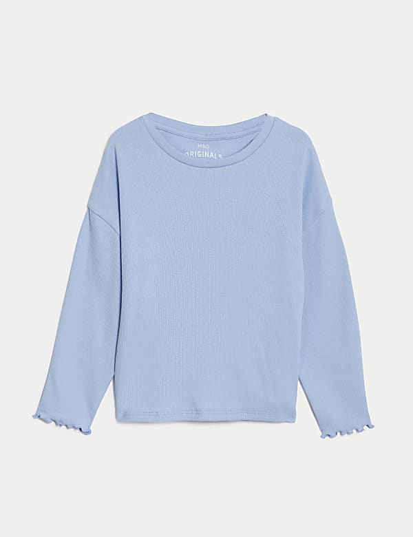 Cotton Rich Ribbed Top (2-8 Yrs) - US