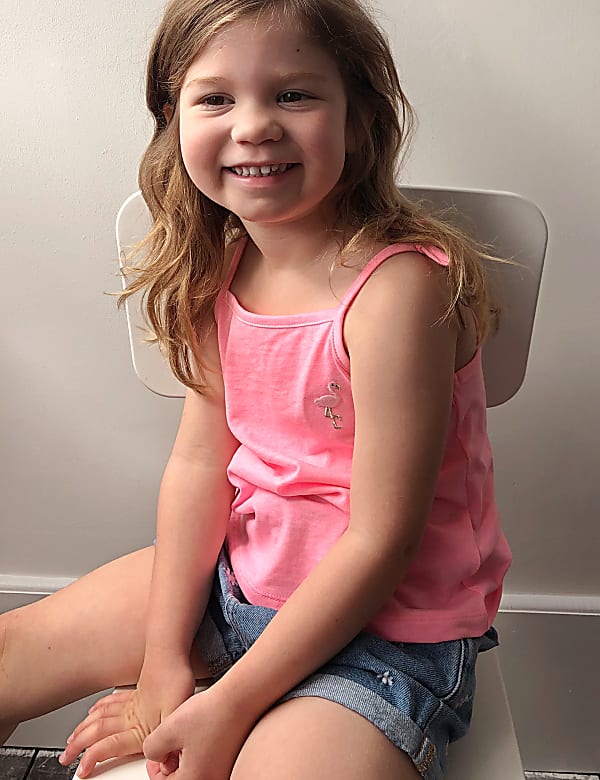 Embroidered Flamingo Vest (2-7 Yrs)