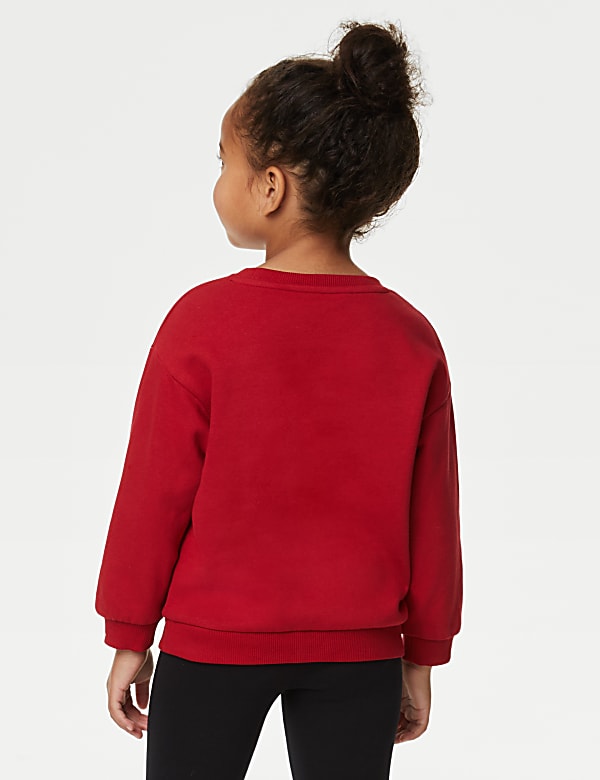 Cotton Rich Christmas Sweatshirt (2-8 Yrs)