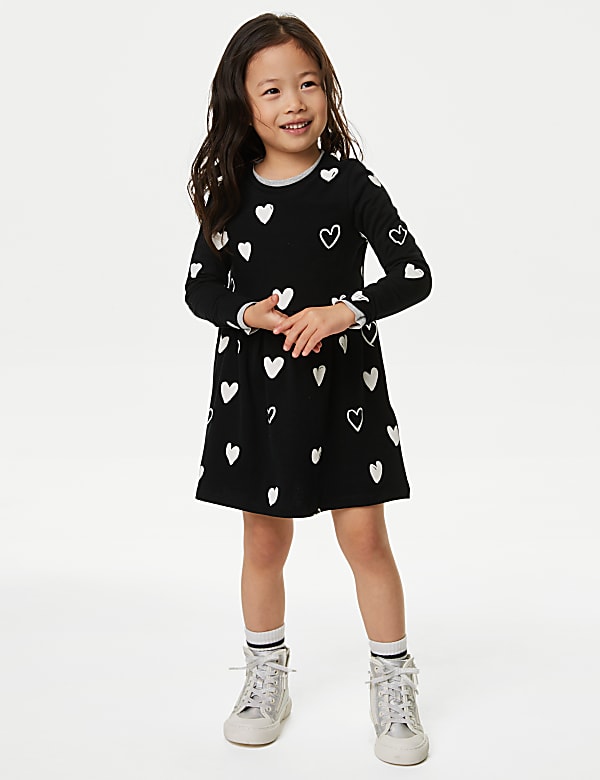Pure Cotton Printed Dress  (2-8 Yrs) - IT