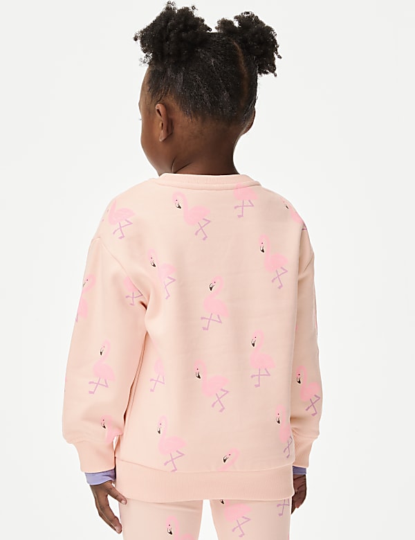 Cotton Rich Printed Sweatshirt (2-8 Yrs)
