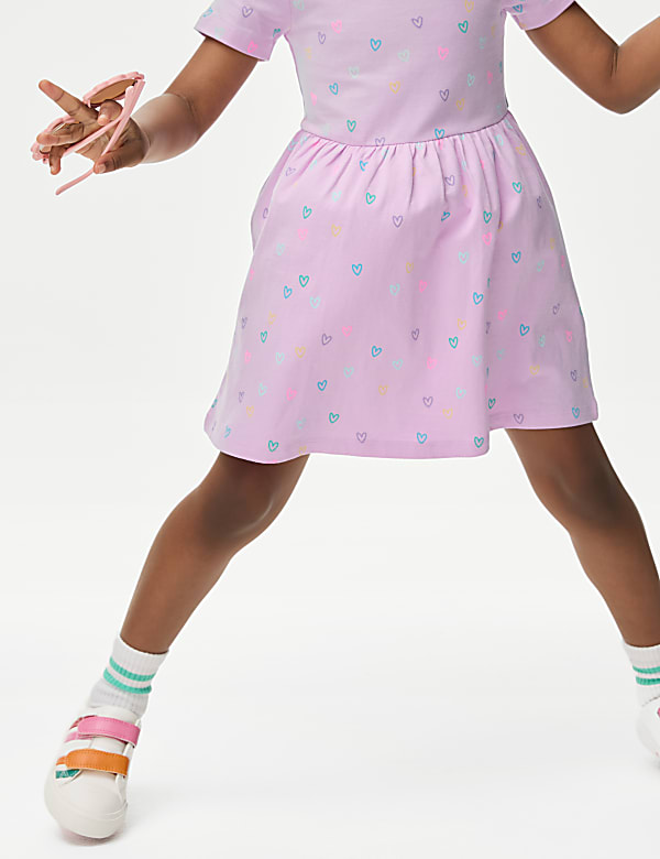 Pure Cotton Printed Dress (2-8 Yrs)