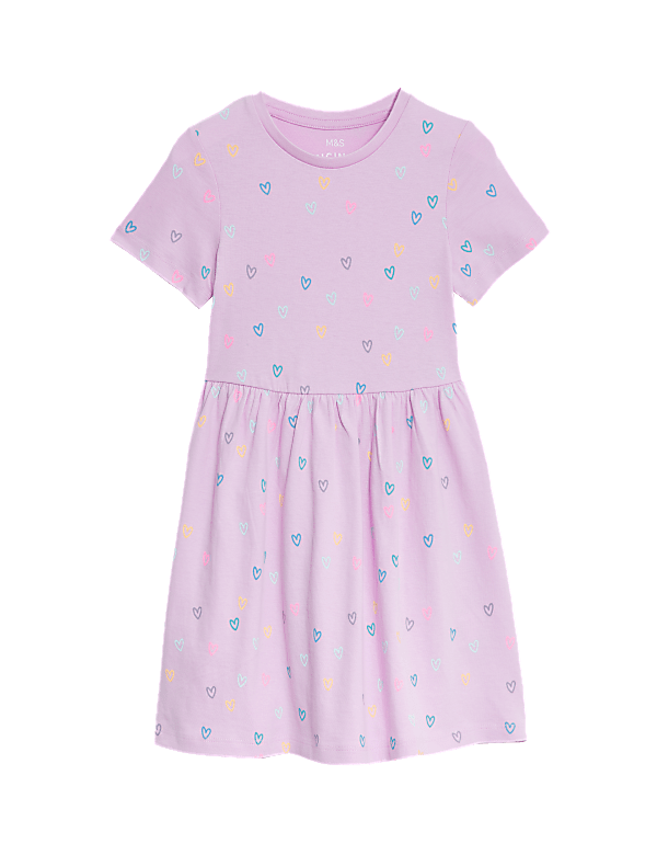 Pure Cotton Printed Dress (2-8 Yrs)