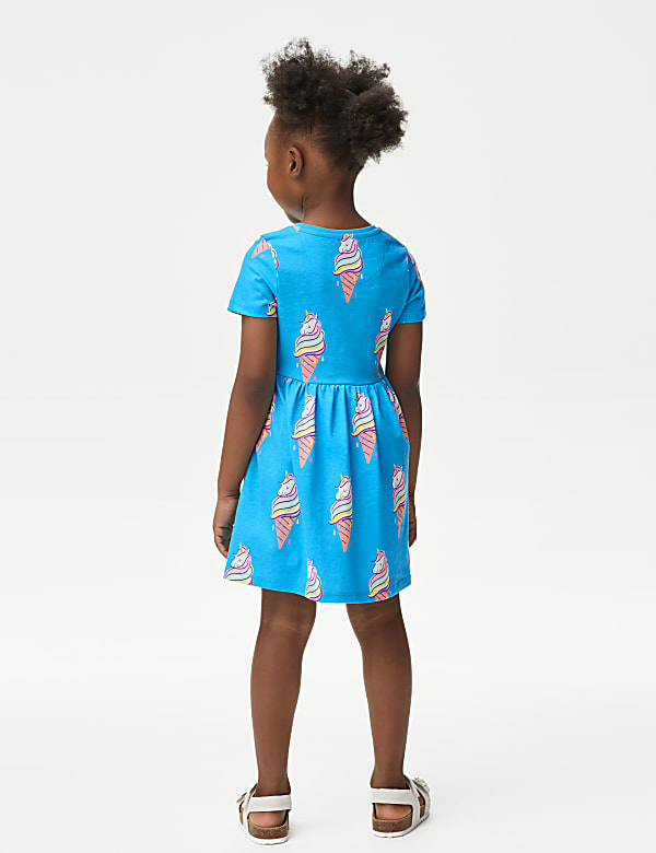 Pure Cotton Printed Dress (2-8 Yrs)