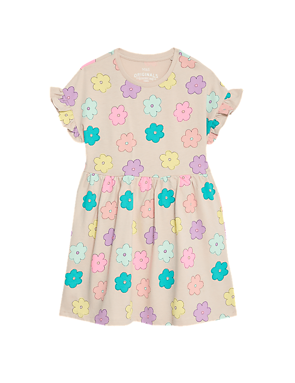 Pure Cotton Printed Dress (2-8 Yrs)